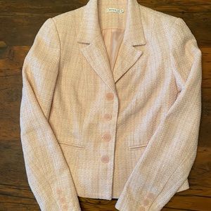 Ricki’s pale pink woven blazer